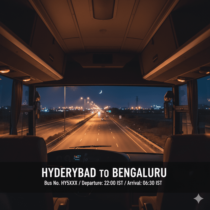 Hyderabad to Bengaluru